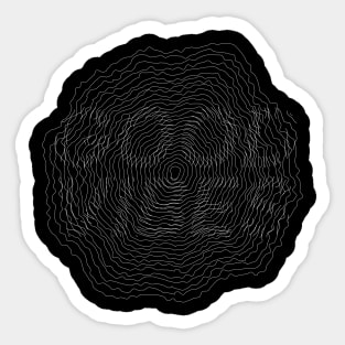 Good Vibes geometric design Sticker